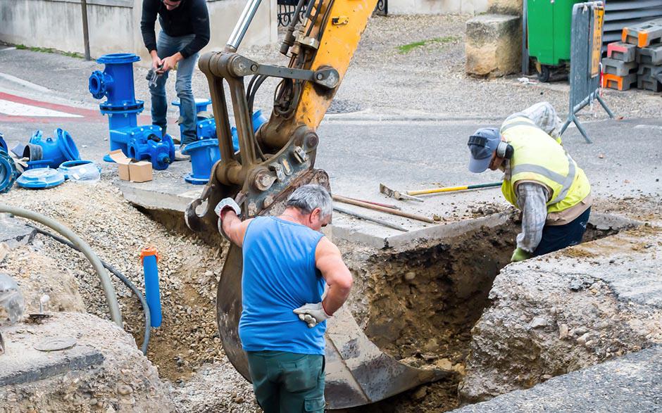 travaux assainissement Montfort-l'Amaury